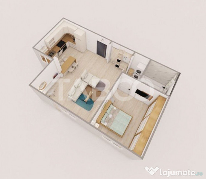 UNIC IN SIBIU !! Apartament 2 camere zona Rahovei 60 mpu eta 