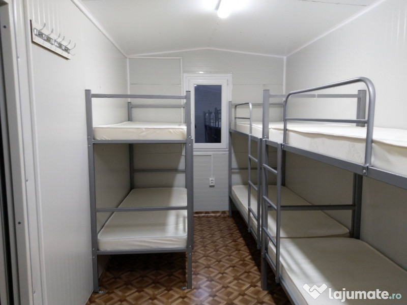 Paturi Metalice etajate in stoc ideale pentru muncitori!