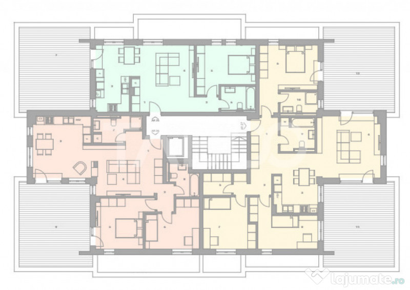 Penthouse 80 mp utili terasa 32 mp zona Turnisor Sibiu 
