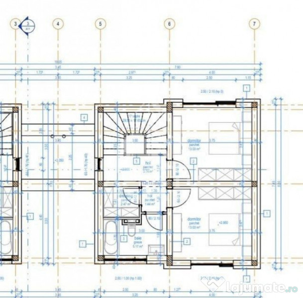 Duplex despartit prin camera tehnica | teren 388 mp | Mos...