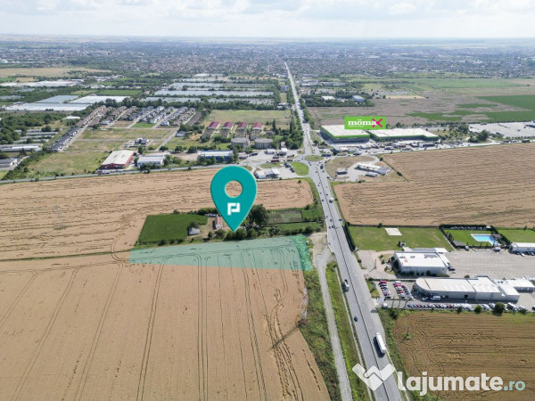 Teren 7653mp cu PUZ aprobat DN Arad Oradea