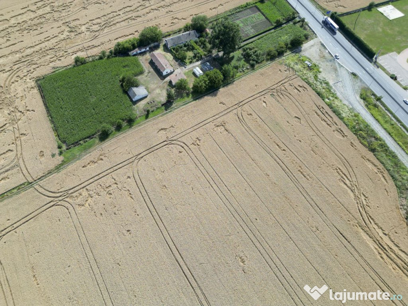Teren 7653mp cu PUZ aprobat DN Arad Oradea