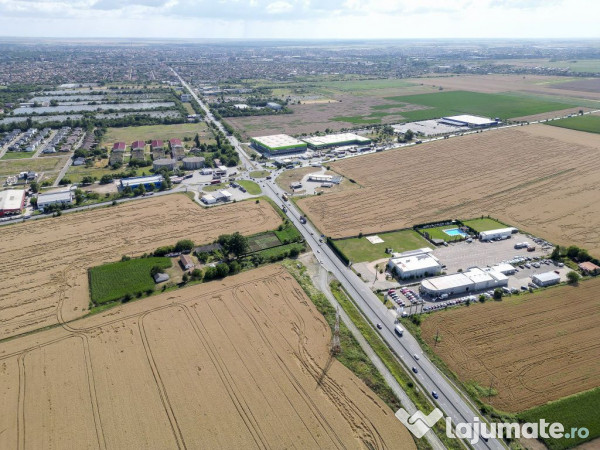 Teren 7653mp cu PUZ aprobat DN Arad Oradea