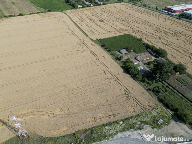 Teren 7653mp cu PUZ aprobat DN Arad Oradea