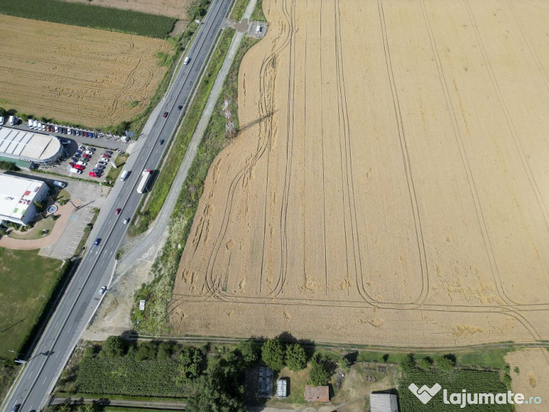 Teren 7653mp cu PUZ aprobat DN Arad Oradea