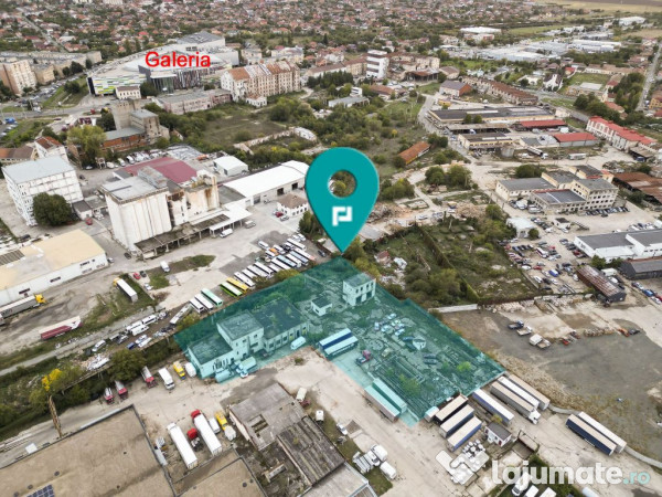 Teren industrial de 6,820mp Strada Poetului 