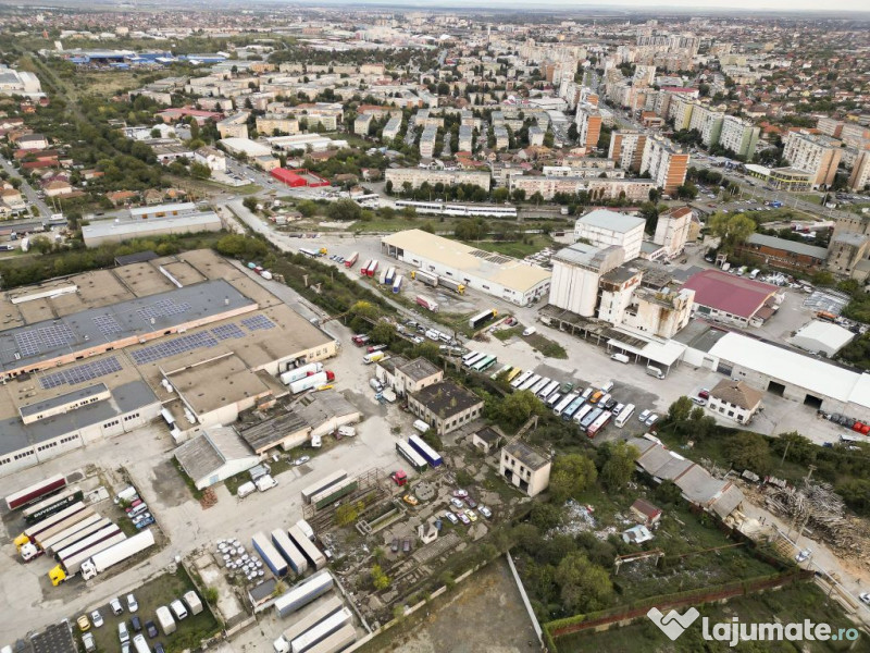 Teren industrial de 6,820mp Strada Poetului 
