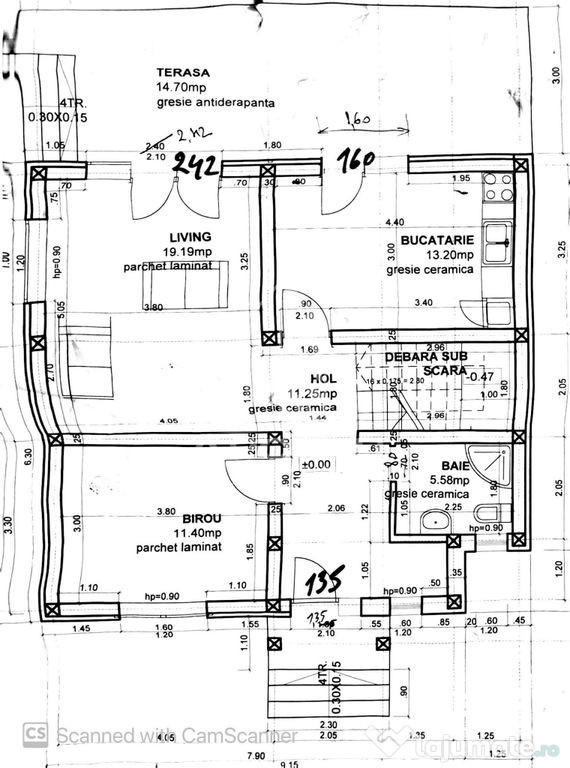 Casa individuala, 5 camere, 465mp teren, in Sanandrei