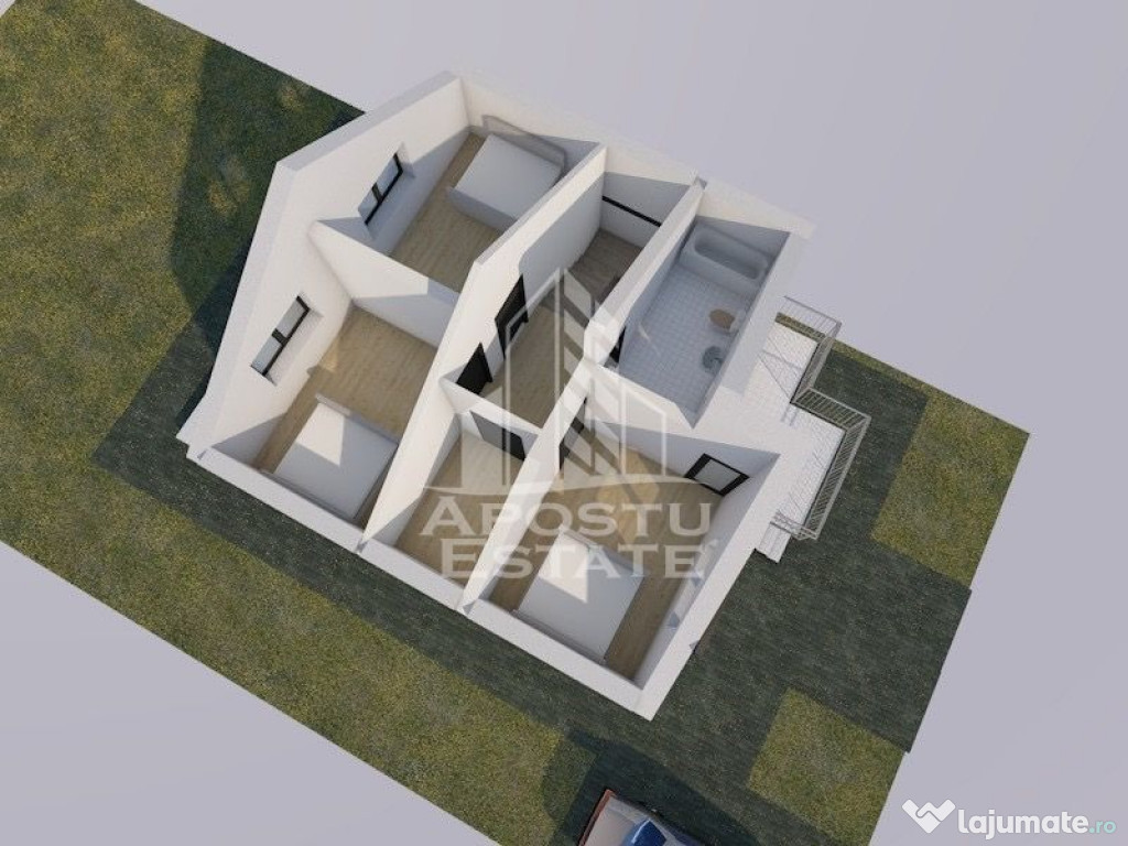 Casa individuala, 5 camere, 465mp teren, in Sanandrei