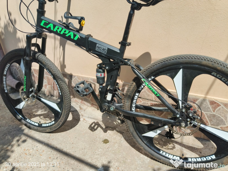 Bicicletă pliabila Carpat roți 26inch 