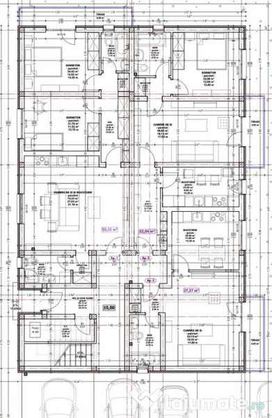 Apartament cu 2 camere, bucatarie inchisa, bloc nou, Cale... 