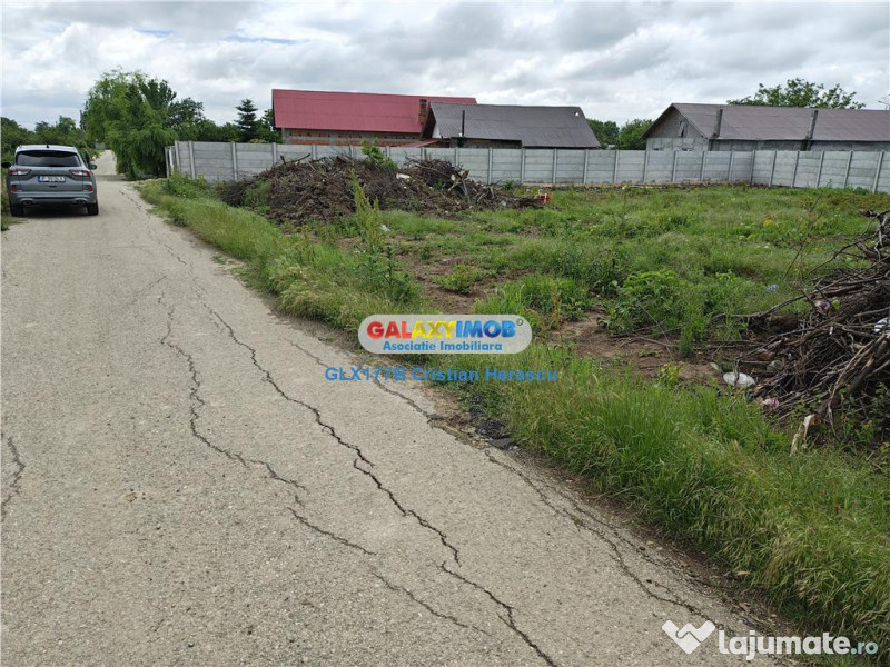 Buftea Samurcasi 400 mp utilitati strada asfaltata 50 euro/m