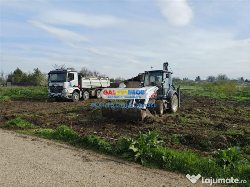 Buftea Samurcasi 400 mp utilitati strada asfaltata 50 euro/m
