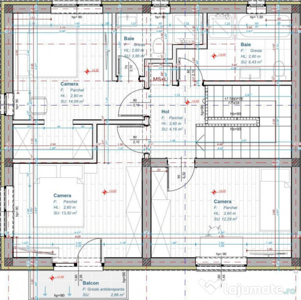 Duplex nou, semifinisat, în ansamblu rezidențial cu parc privat