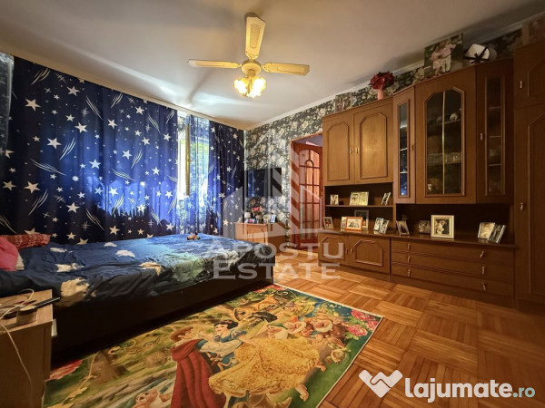 Apartament cu 2 camere, la parter cu balcon, zona Sagului 