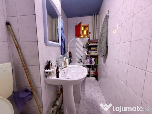 Apartament cu 2 camere, la parter cu balcon, zona Sagului 