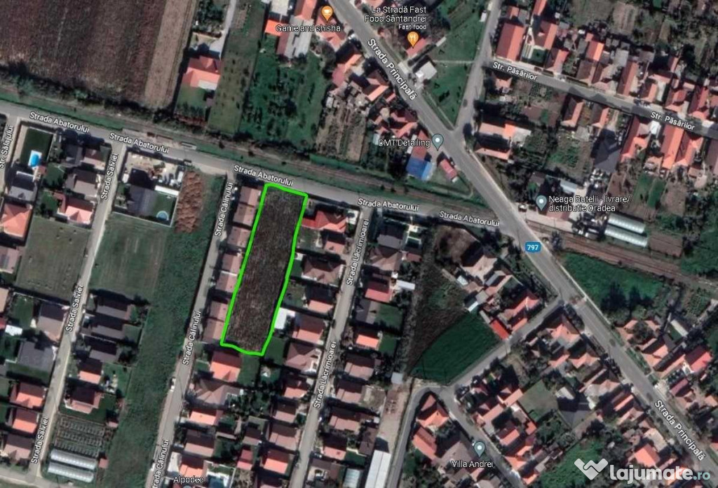 RECO teren intravilan in Santandrei 1608 mp 