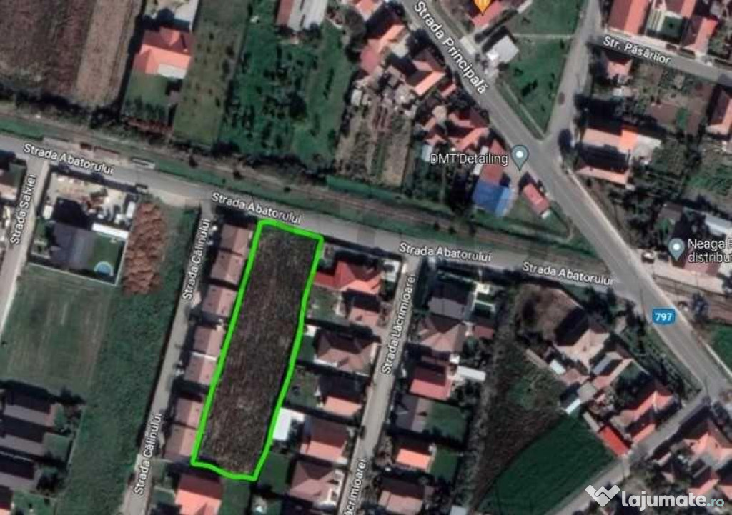 RECO teren intravilan in Santandrei 1608 mp 