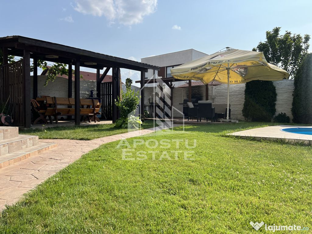 Casa individuala P+E+M, carport, piscina , in Sacalaz 