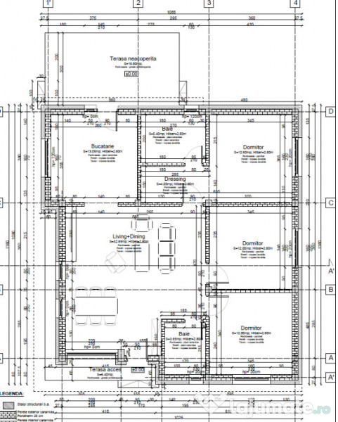 Casa individuala 4 camere - teren 419mp - Berceni 