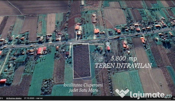 PRET WAUUU - TEREN INTRAVILAN - CIUPERCENI