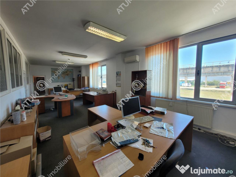 Hala cu rampe descarcare tir in zona Industriala Vest din Si