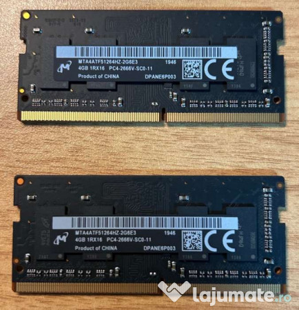 Set 2 module RAM DDR4 4GB 2666MHz SODIMM
