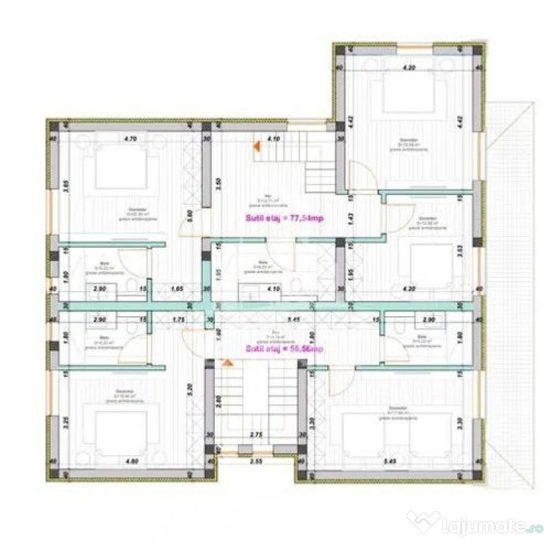 DUPLEX DE VANZARE cu suprafata foarte generoasa in Giarma... 
