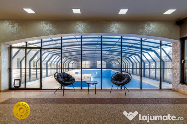 Casa cu jacuzzi, piscina încălzita si crama unde fiecare z 