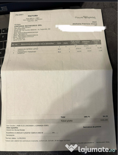 Laptop ASUS F550JX-DM169D