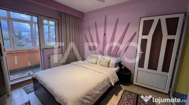 Apartament spatios cu 4 camere mobilat utilat 80mpu Turnisor 