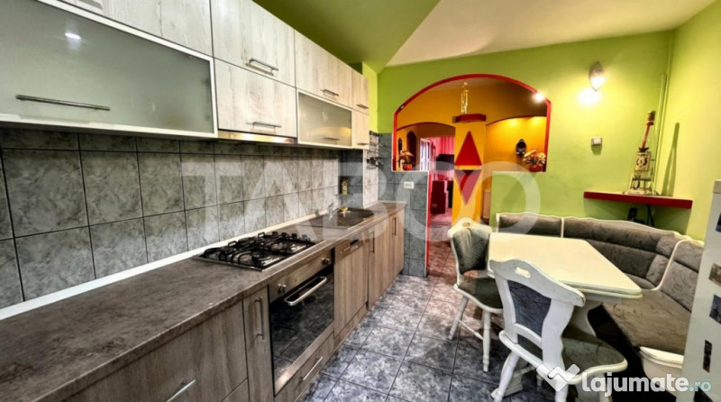 Apartament spatios cu 4 camere mobilat utilat 80mpu Turnisor 