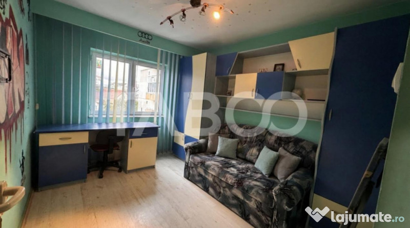 Apartament spatios cu 4 camere mobilat utilat 80mpu Turnisor 