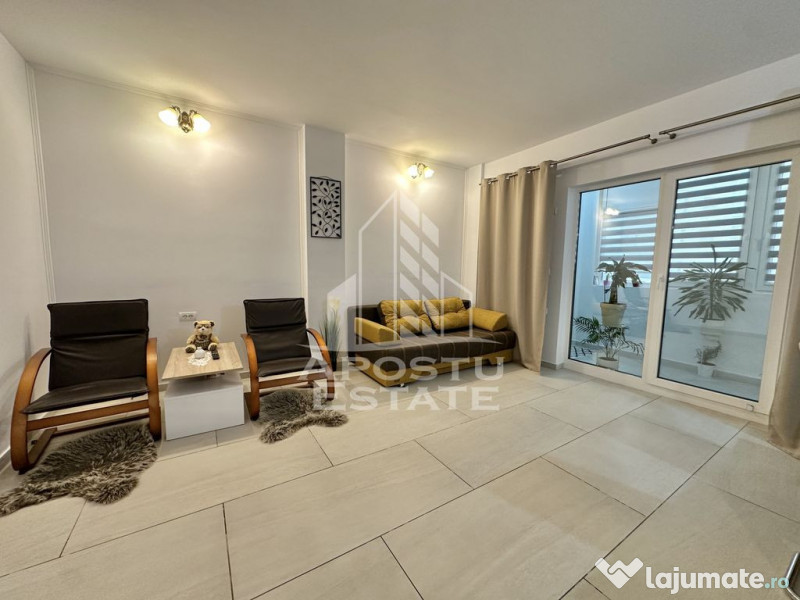 Apartament cu o camera mobilat si utilat la parter in Gir... 