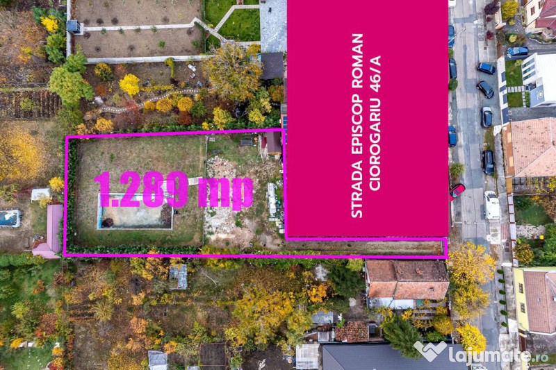 Teren 1.285 mp în Pârneava - lângă Facultatea de Medi...