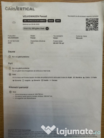 Volkswagen Passat B8 1.6 TDI Bluemotion 