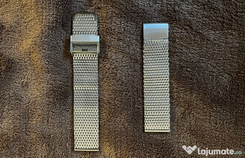 Curea ceas impletita din otel inoxidabil