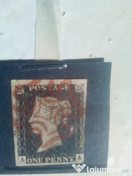 Primul timbru din Lume cu prima serie A-A