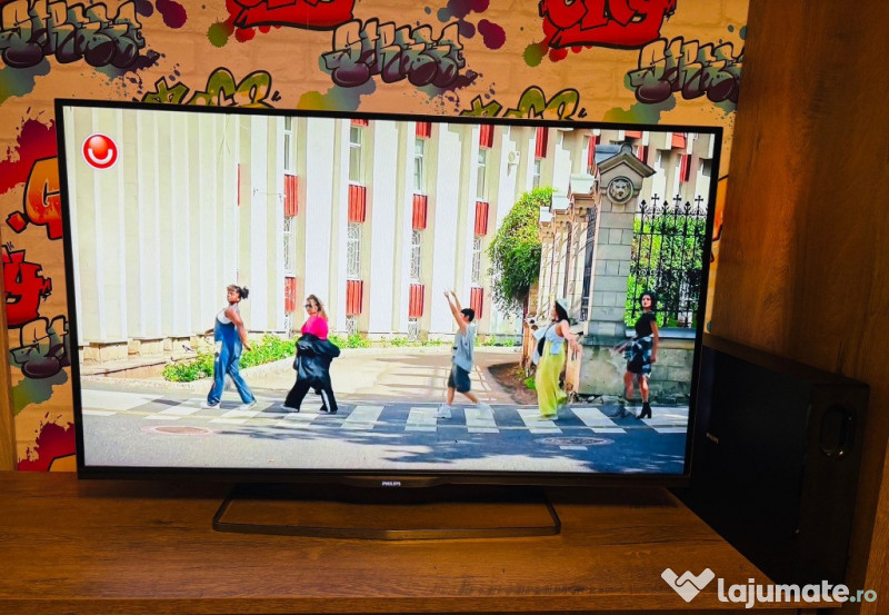 Televizor LED Smart TV 3D Philips,Full HD,107 cm,Ambilight,42PFS7509 