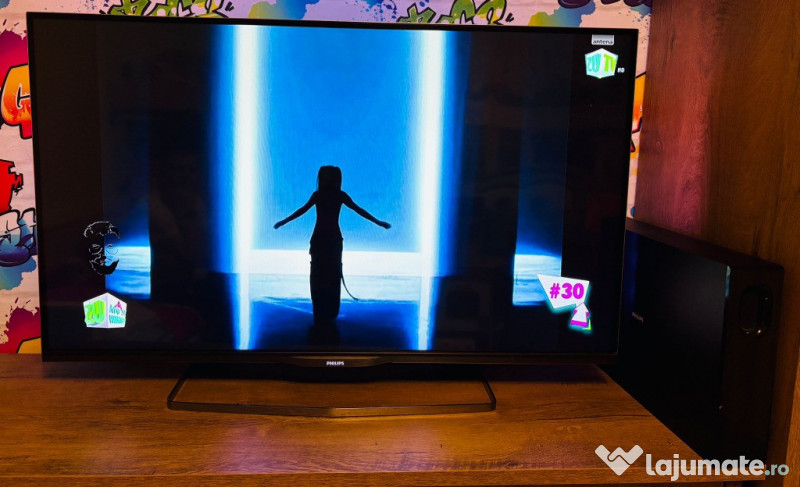 Televizor LED Smart TV 3D Philips,Full HD,107 cm,Ambilight,42PFS7509 