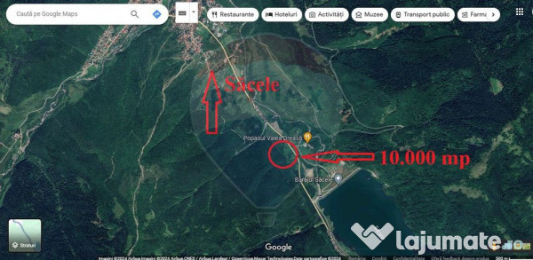 Comision 0 %! Teren 10,000 mp, front la DN1A, Sacele!