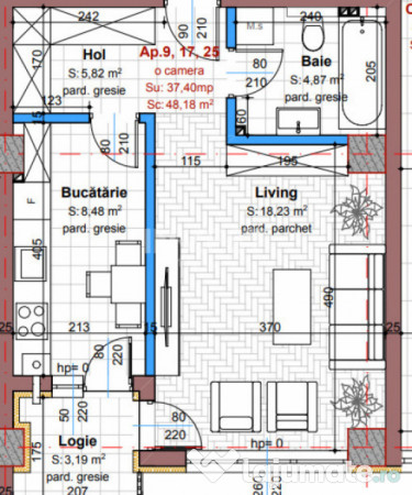 COMISION 0% , APARTAMENT 1 CAMERA DECOMANDAT , ZONA 5 DRUMUR