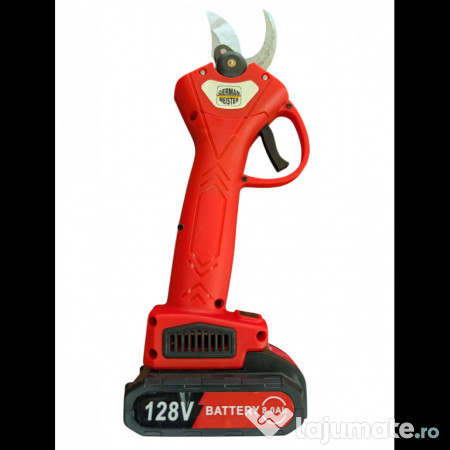 Foarfecă viță de vie și crengi GERMAN MEISTER, 2 acumulatori 128V 8Ah 