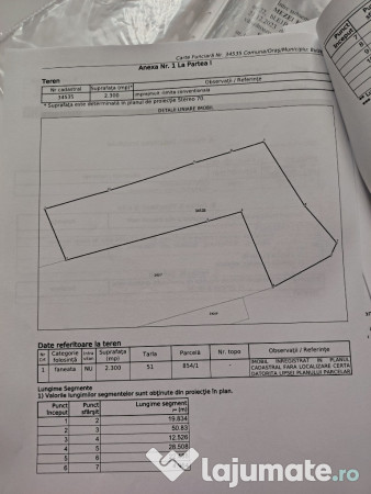 Teren intravilan/extravilan *7000mp*30km Craiova. 