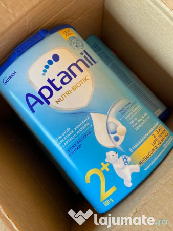 Lapte praf, aptamil nutri-biotik, 2-3 ani. 