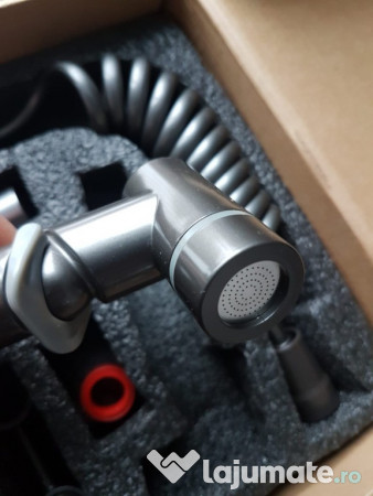 Set de duș tip bideu pentru toaletă, control dublu robinet 