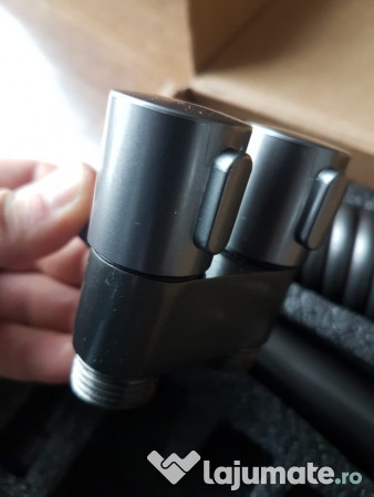 Set de duș tip bideu pentru toaletă, control dublu robinet 