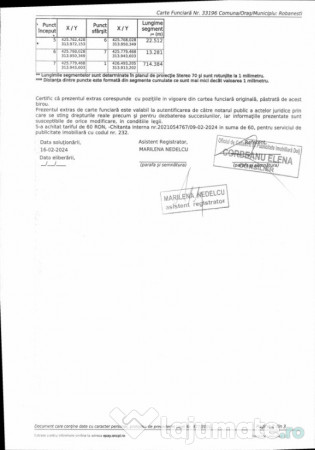 Teren agricol 20000mp Robanesti jud. Dolj cu legătura la DEx12 la 3km 