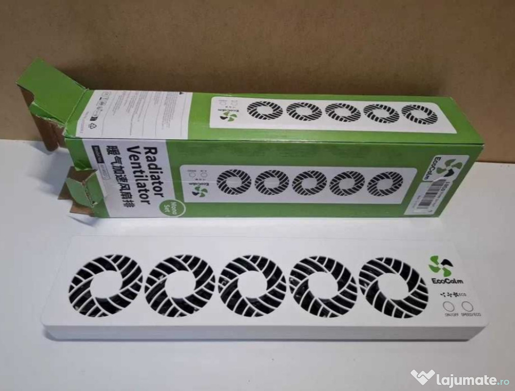 Ventilator Inteligent EcoCalm pt. calorifer - eficientă 20 % 