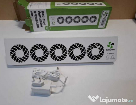 Ventilator Inteligent EcoCalm pt. calorifer - eficientă 20 % 